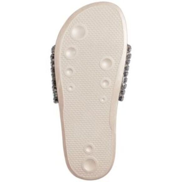 INC Womens Gold Embellished Comfort Peymin Round Toe Slip On Slide Sandals 5 M - Picture 4 of 4